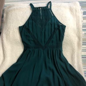 Kendall & Kylie green short dress